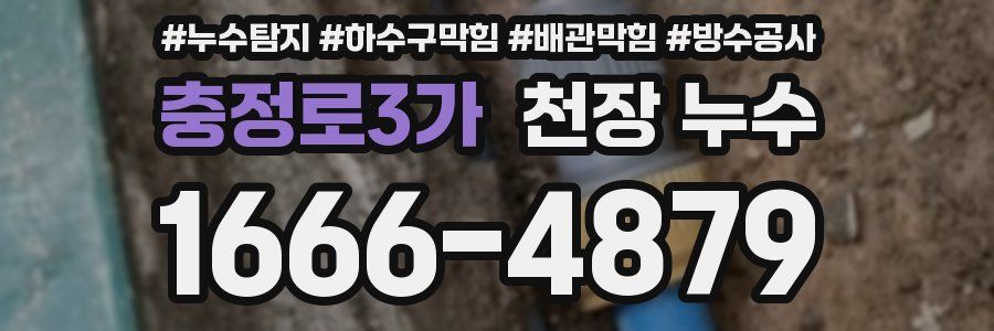 충정로3가 천장 누수