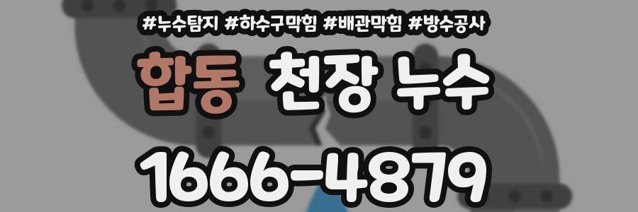 합동 천장 누수
