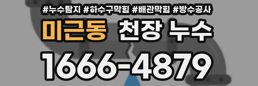 미근동 천장 누수