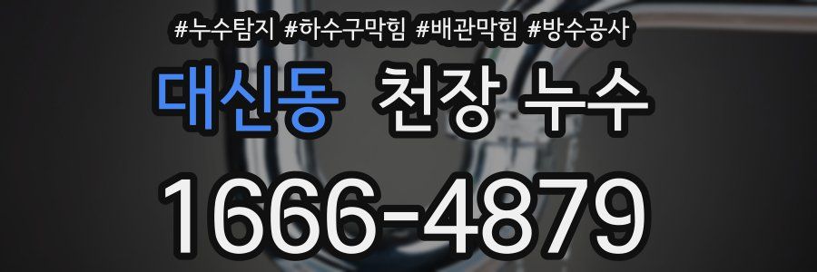 대신동 천장 누수