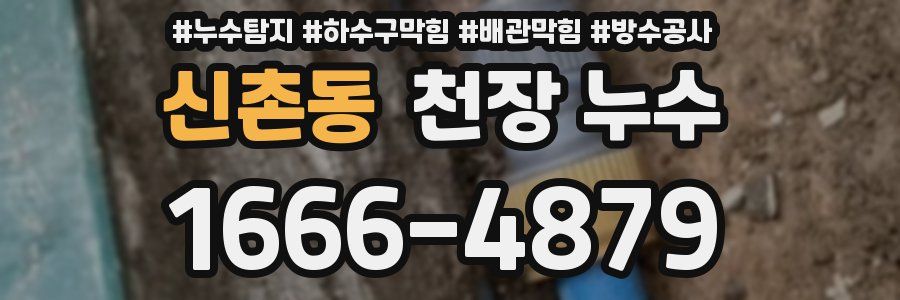 신촌동 천장 누수