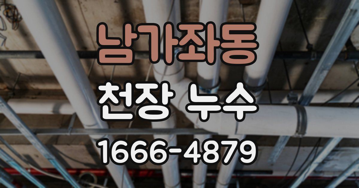 남가좌동 천장 누수