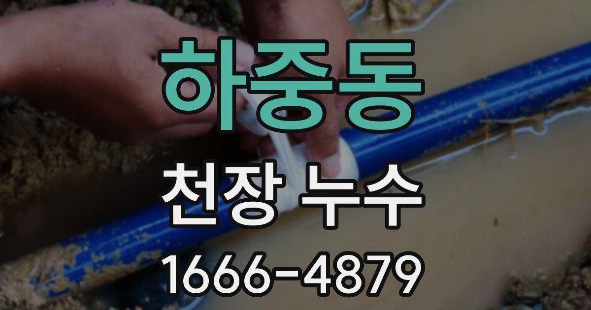 하중동 천장 누수