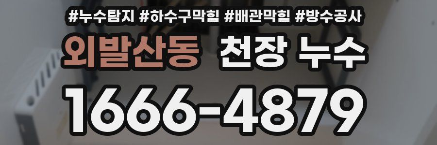 외발산동 천장 누수
