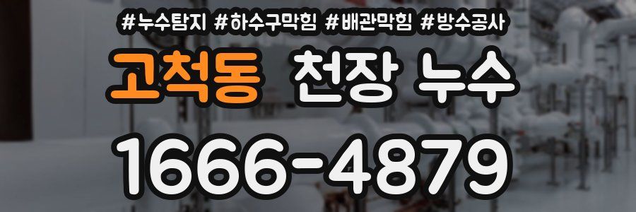 고척동 천장 누수