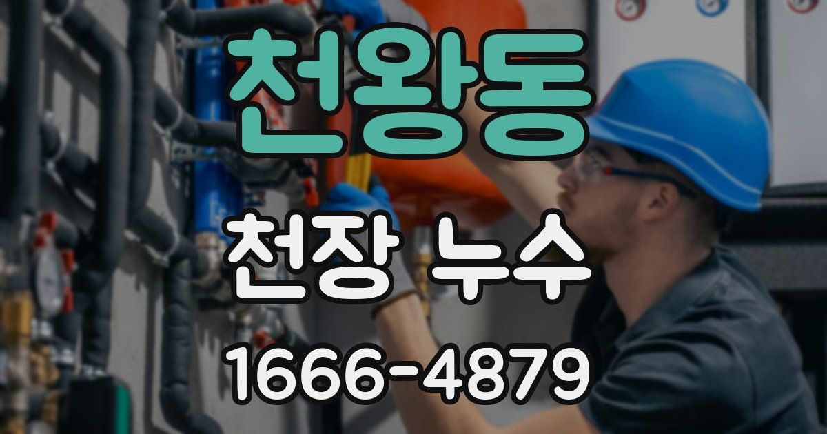 천왕동 천장 누수