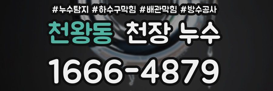 천왕동 천장 누수