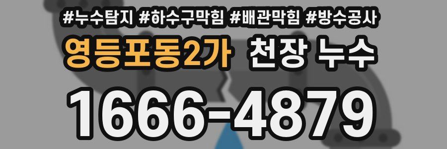 영등포동2가 천장 누수
