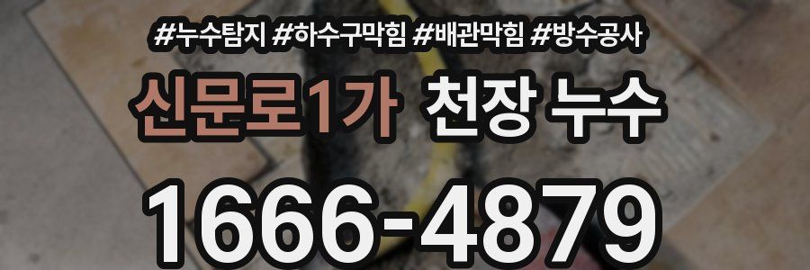 신문로1가 천장 누수