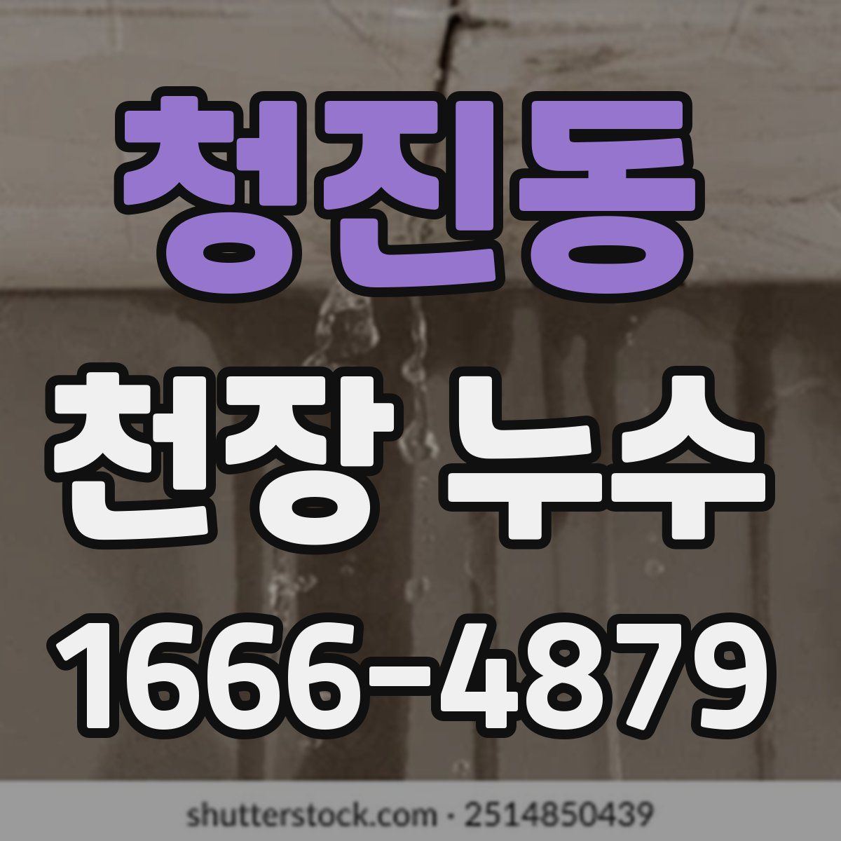 청진동 천장 누수