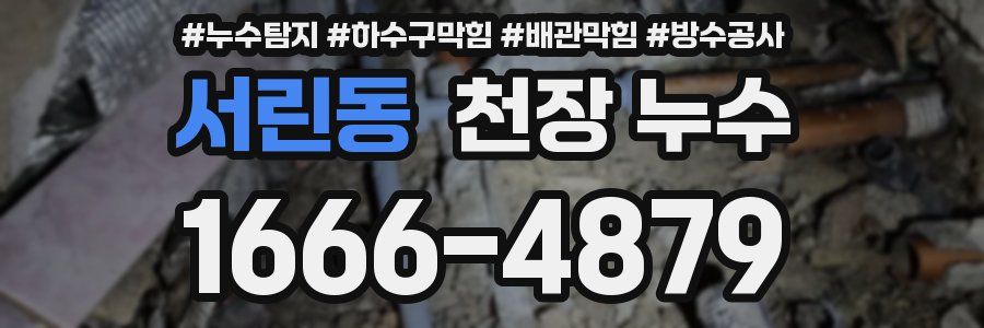 서린동 천장 누수