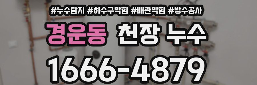경운동 천장 누수