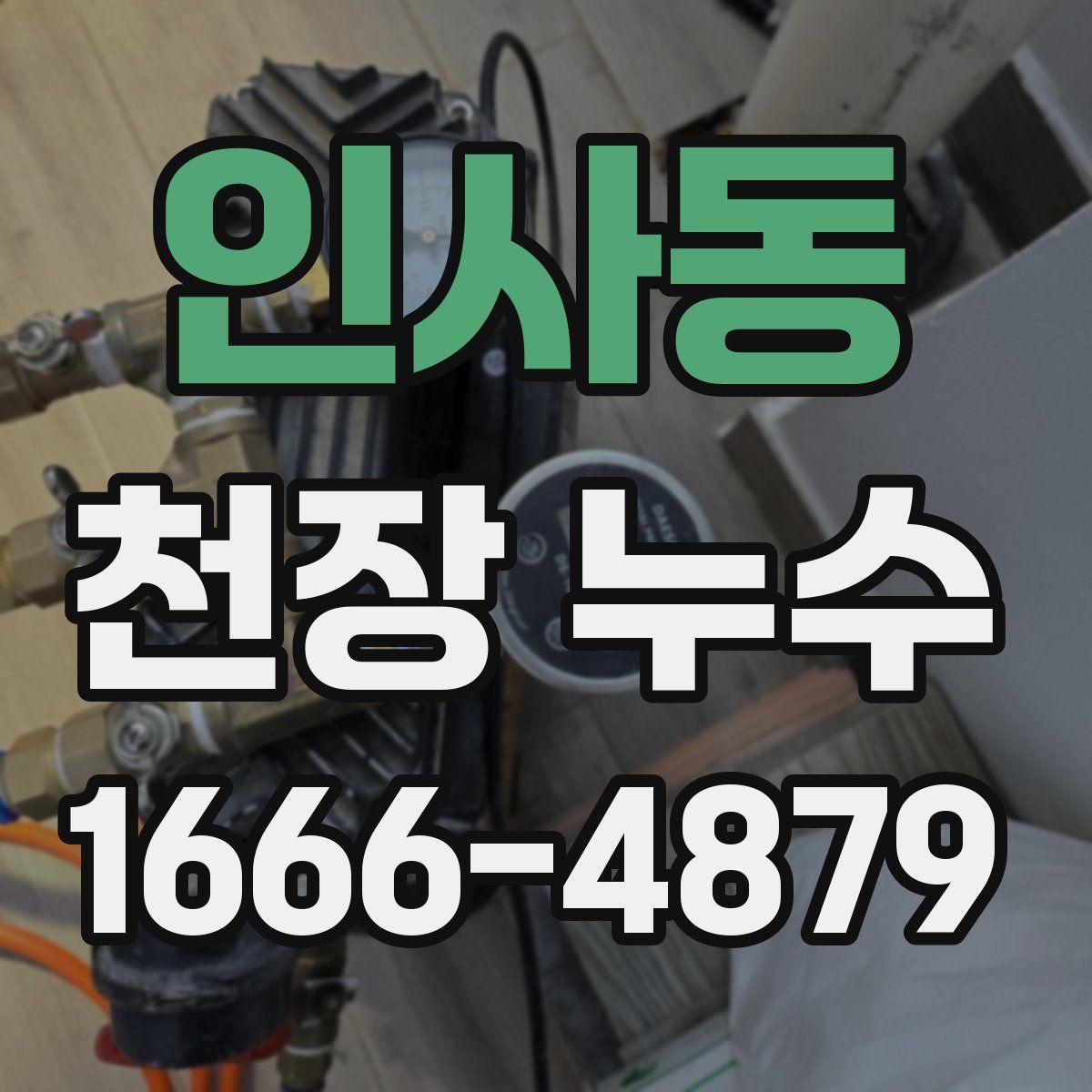 인사동 천장 누수