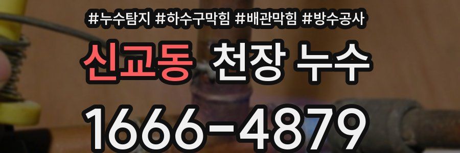 신교동 천장 누수