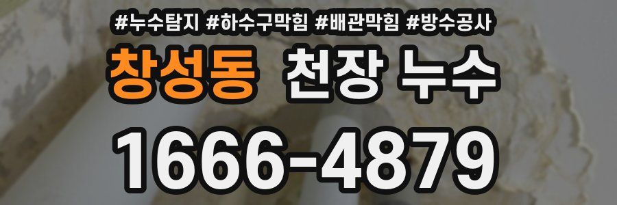창성동 천장 누수