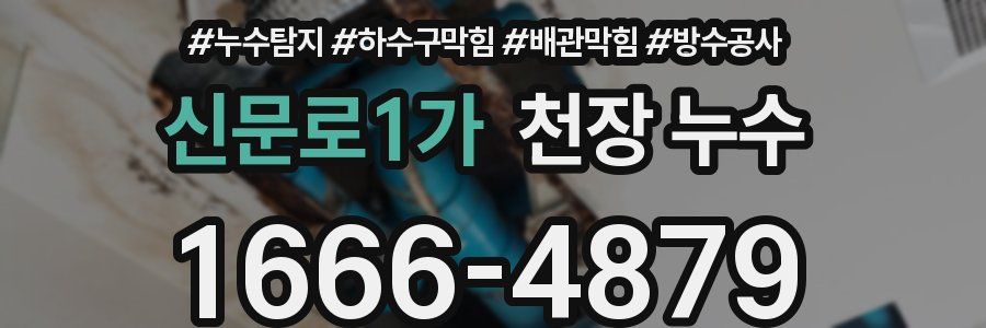 신문로1가 천장 누수