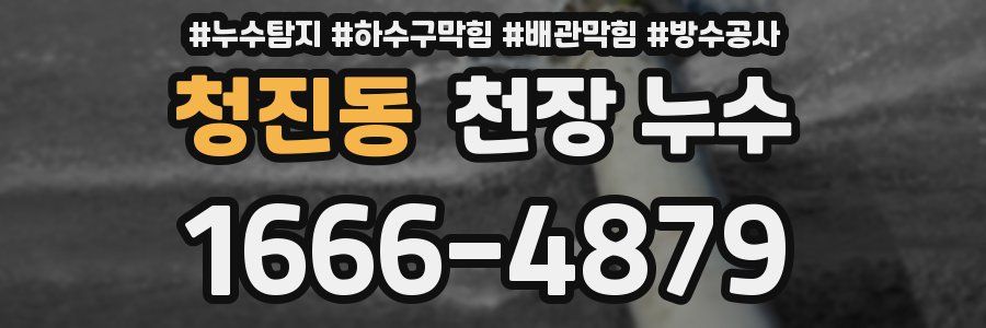 청진동 천장 누수