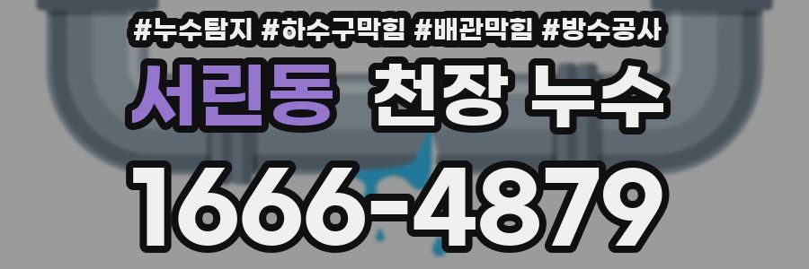 서린동 천장 누수