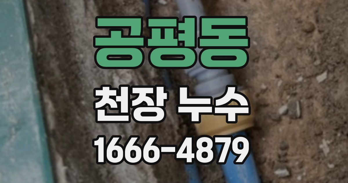 공평동 천장 누수