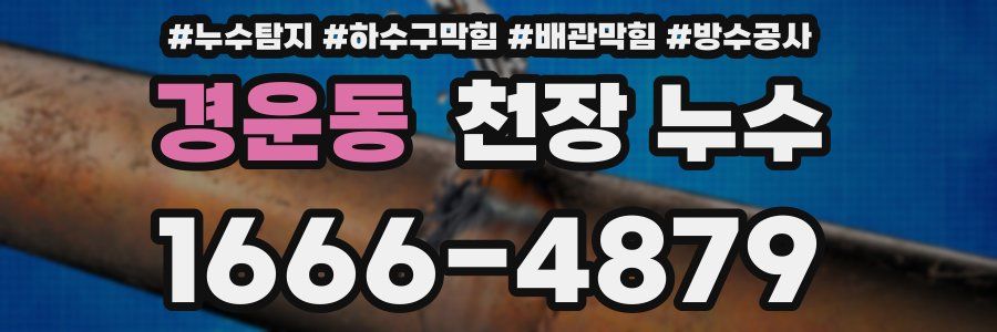 경운동 천장 누수