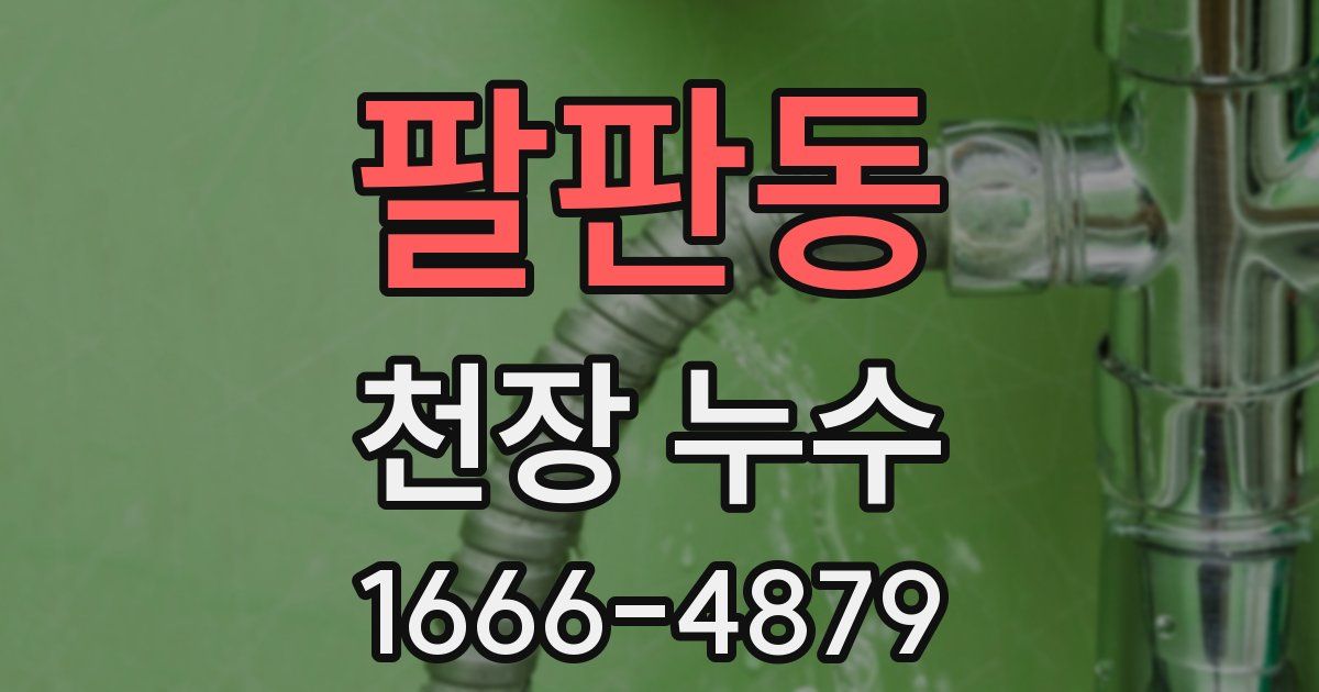 팔판동 천장 누수