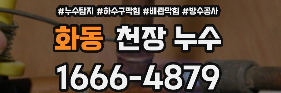 화동 천장 누수