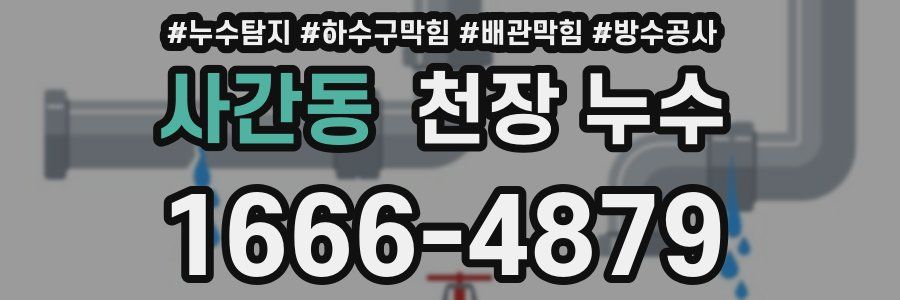 사간동 천장 누수