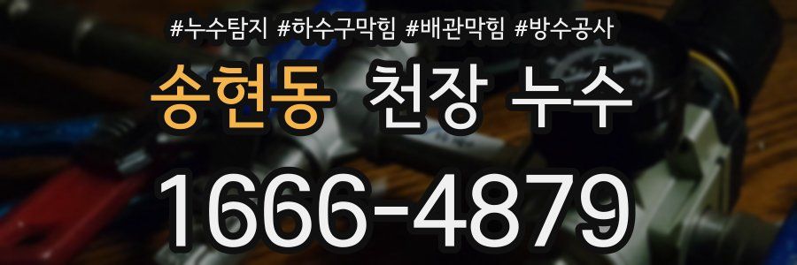 송현동 천장 누수