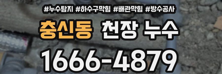 충신동 천장 누수