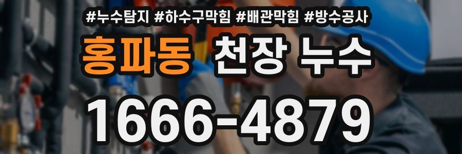 홍파동 천장 누수