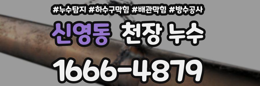 신영동 천장 누수