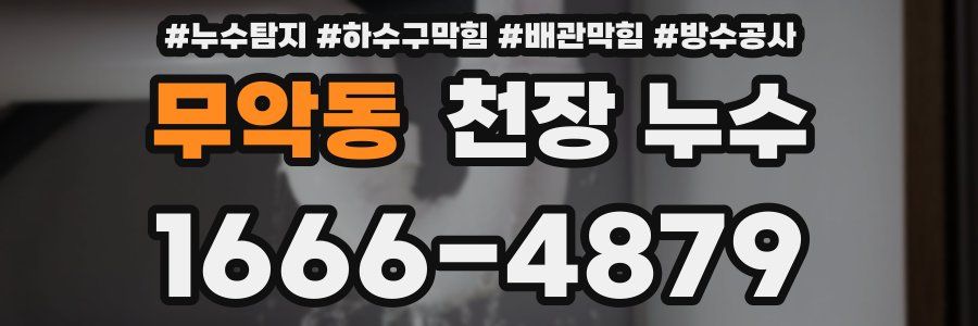 무악동 천장 누수