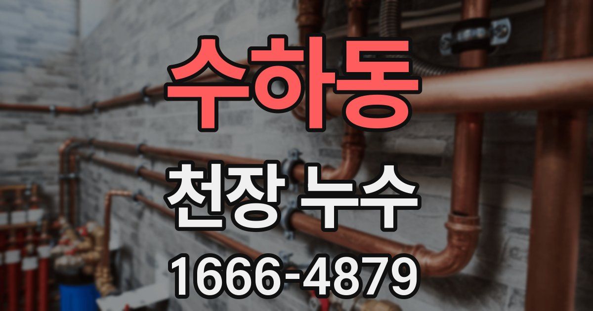 수하동 천장 누수