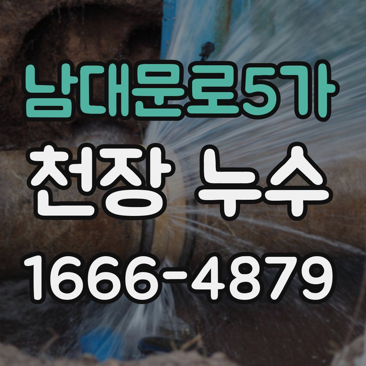 남대문로5가 천장 누수
