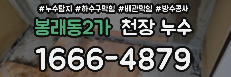 봉래동2가 천장 누수