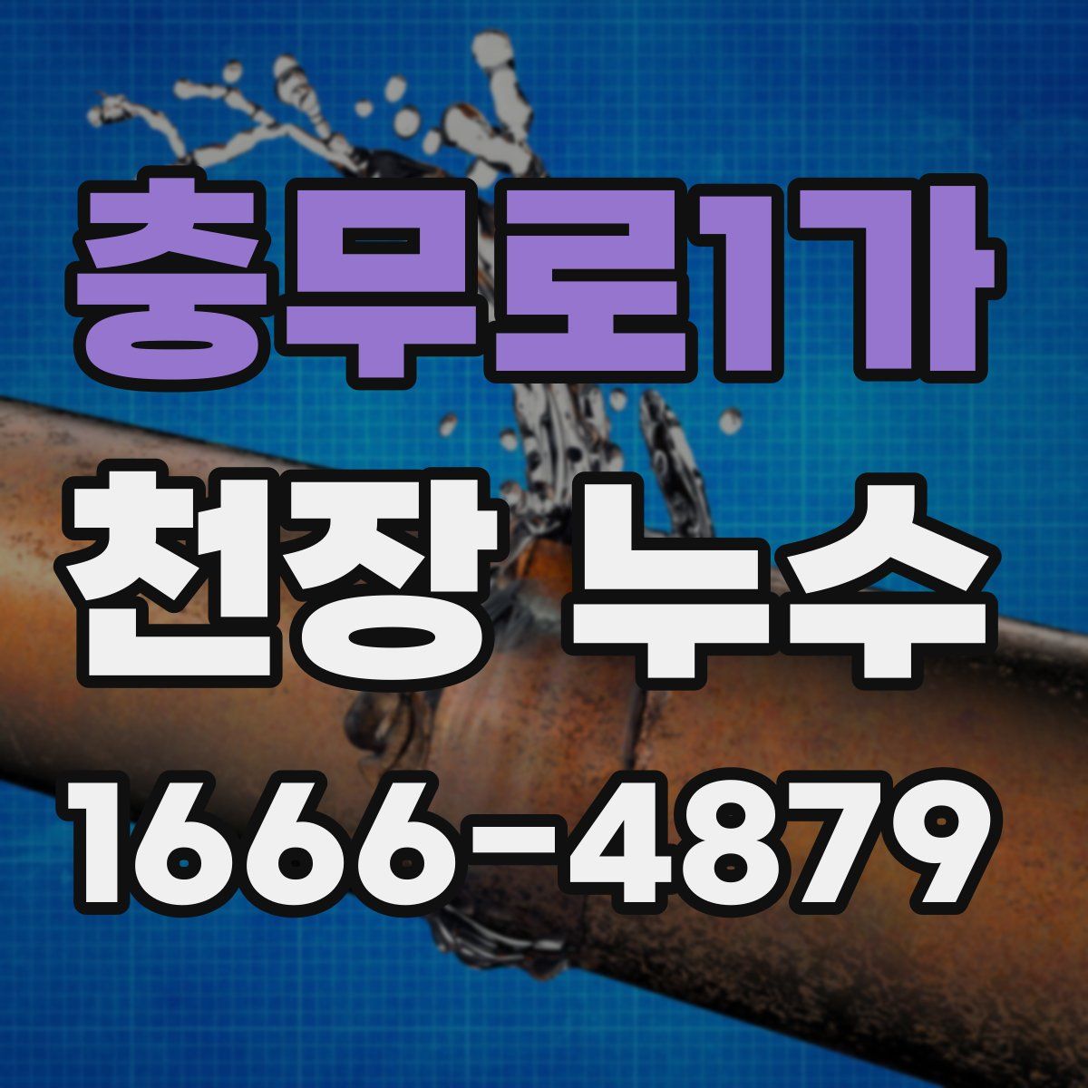 충무로1가 천장 누수