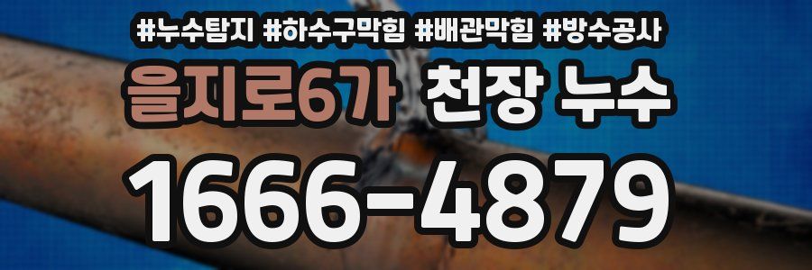 을지로6가 천장 누수