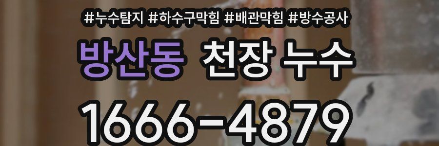 방산동 천장 누수