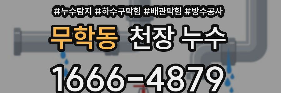 무학동 천장 누수