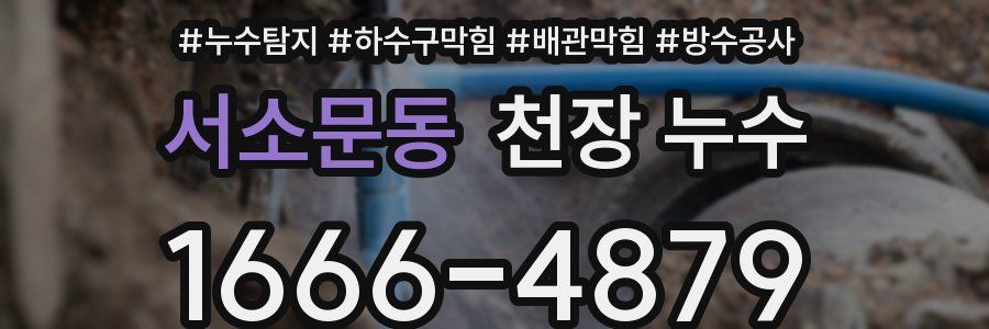 서소문동 천장 누수
