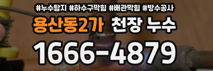 용산동2가 천장 누수