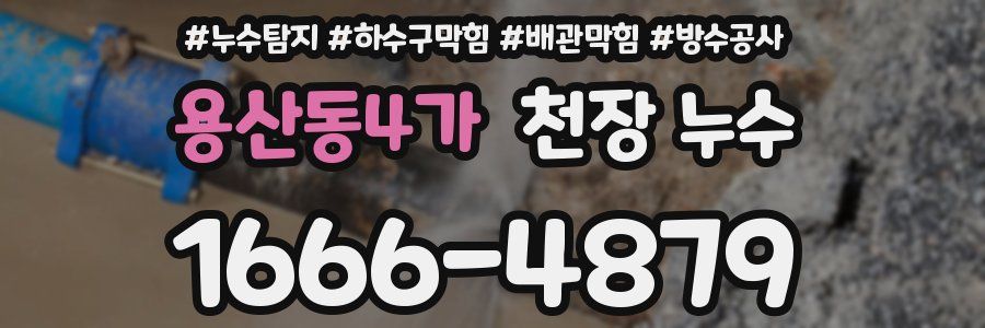 용산동4가 천장 누수