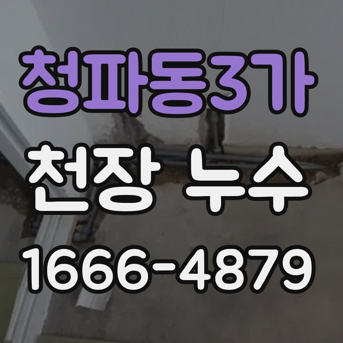 청파동3가 천장 누수