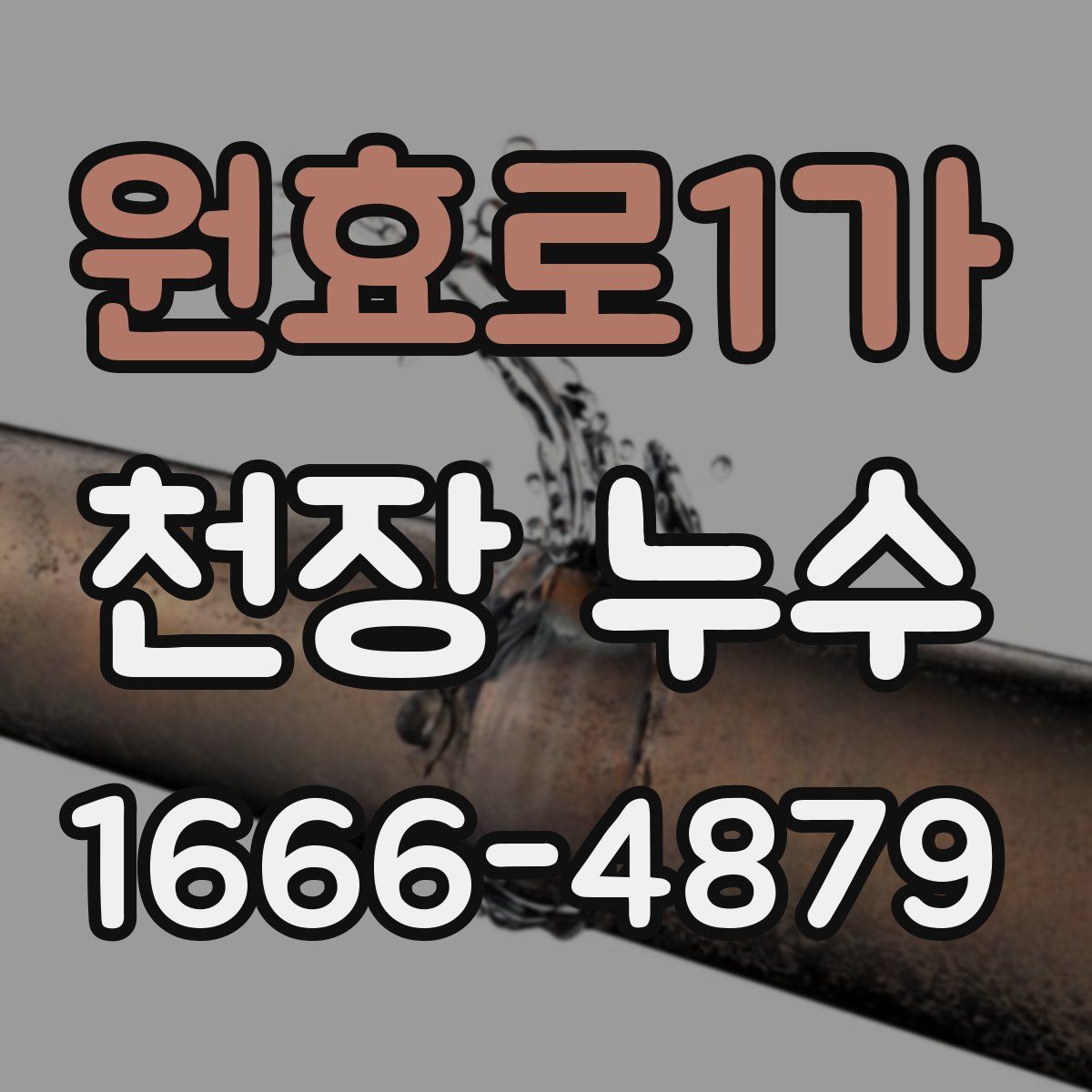 원효로1가 천장 누수