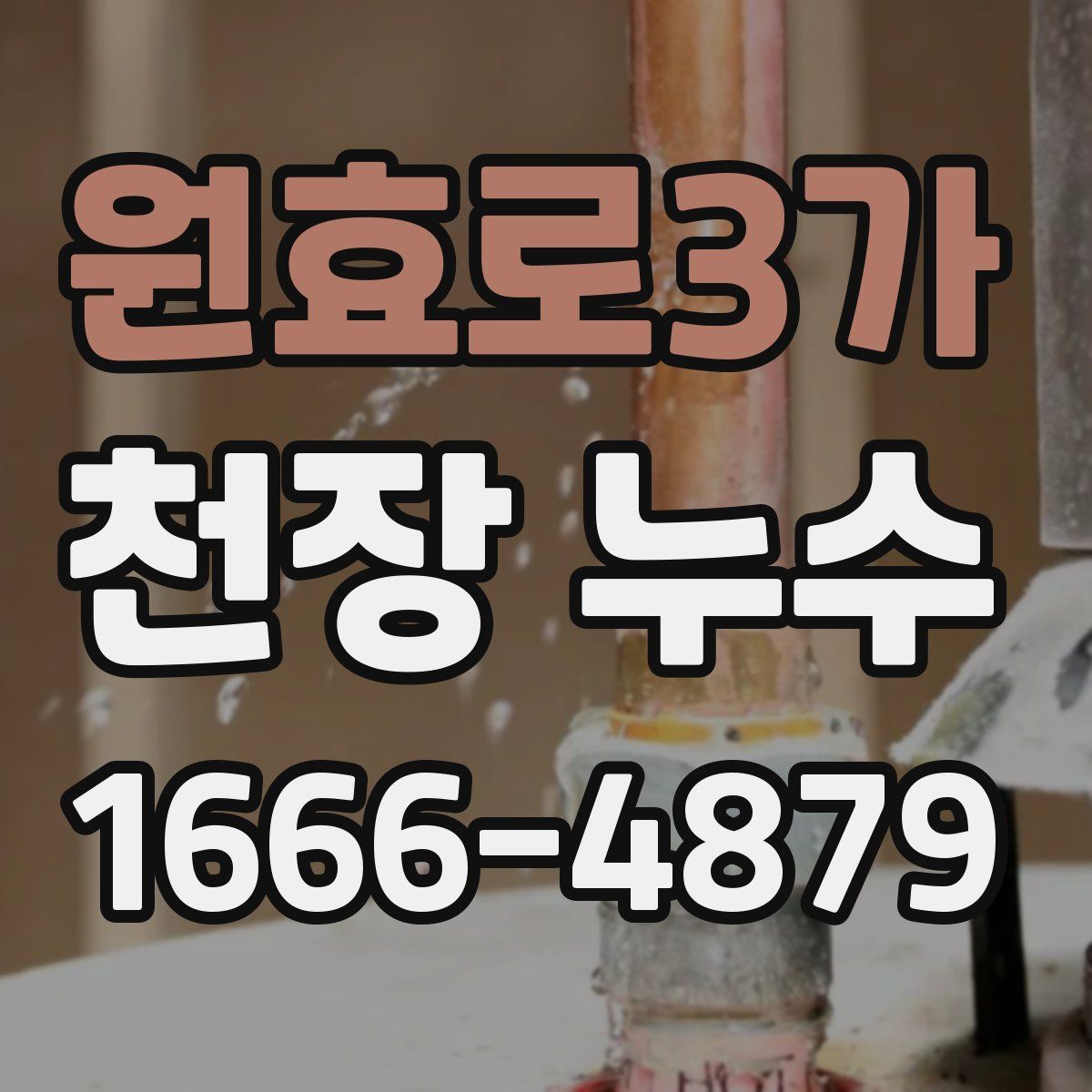 원효로3가 천장 누수
