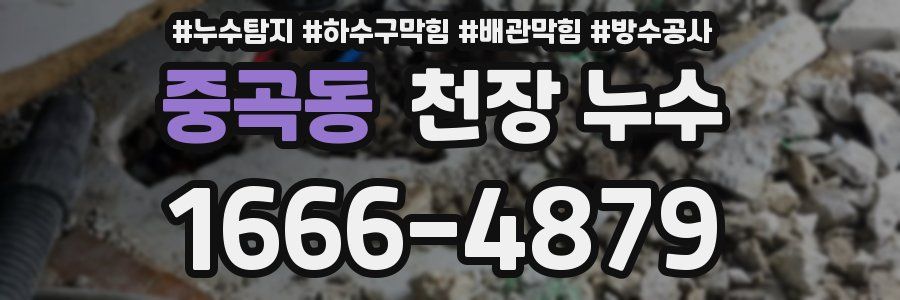 중곡동 천장 누수