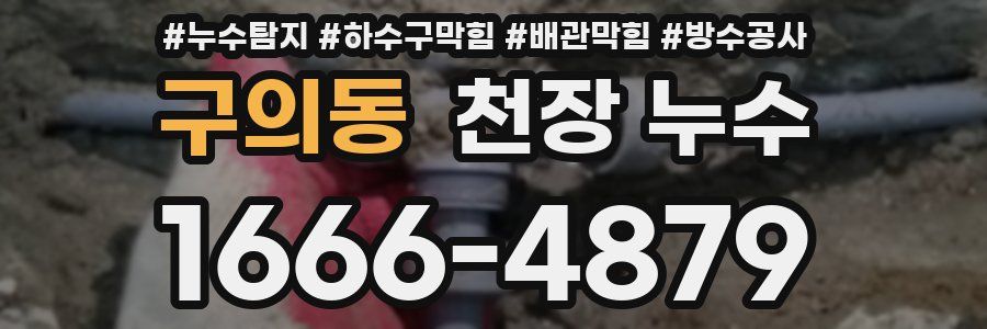구의동 천장 누수