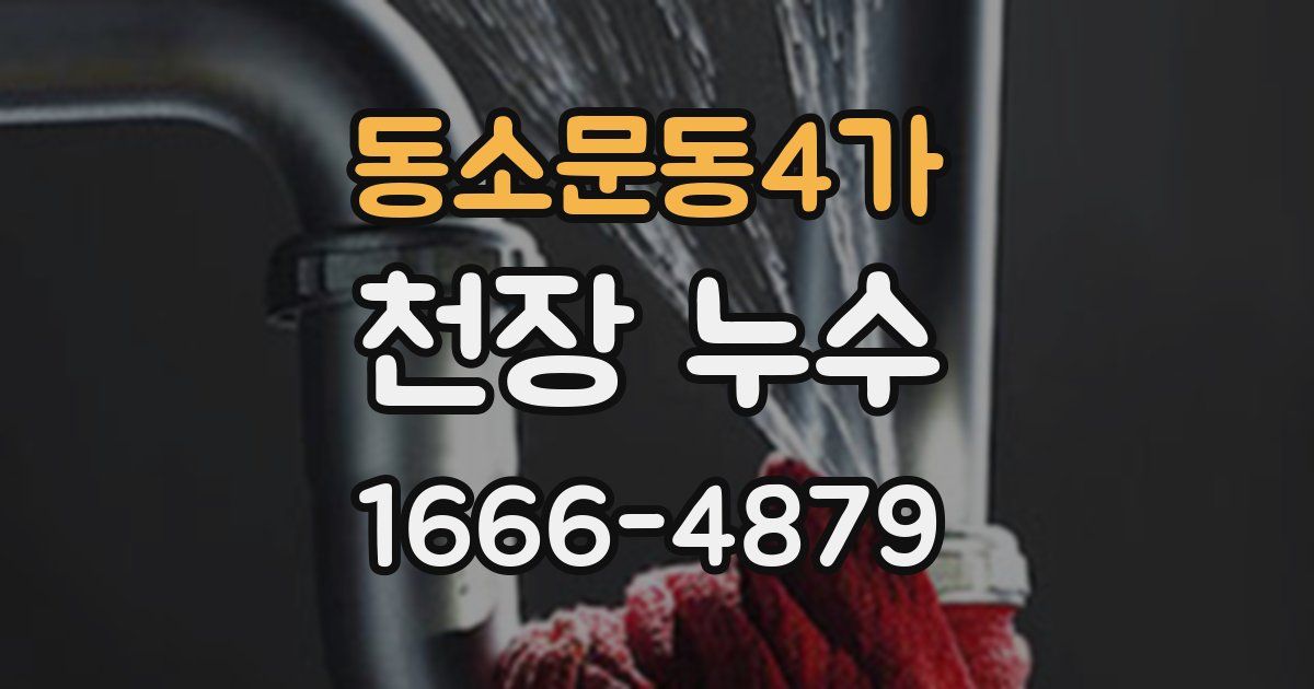 동소문동4가 천장 누수
