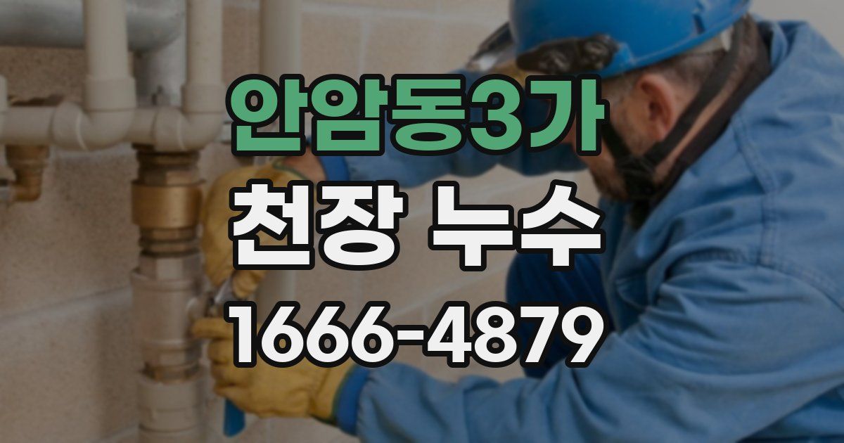 안암동3가 천장 누수