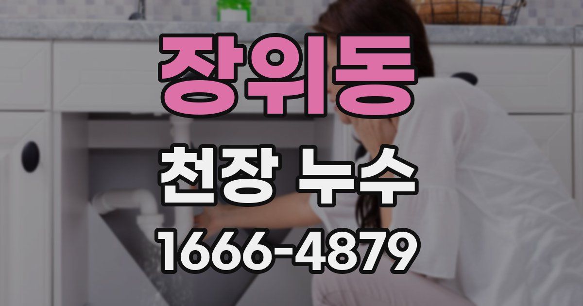 장위동 천장 누수